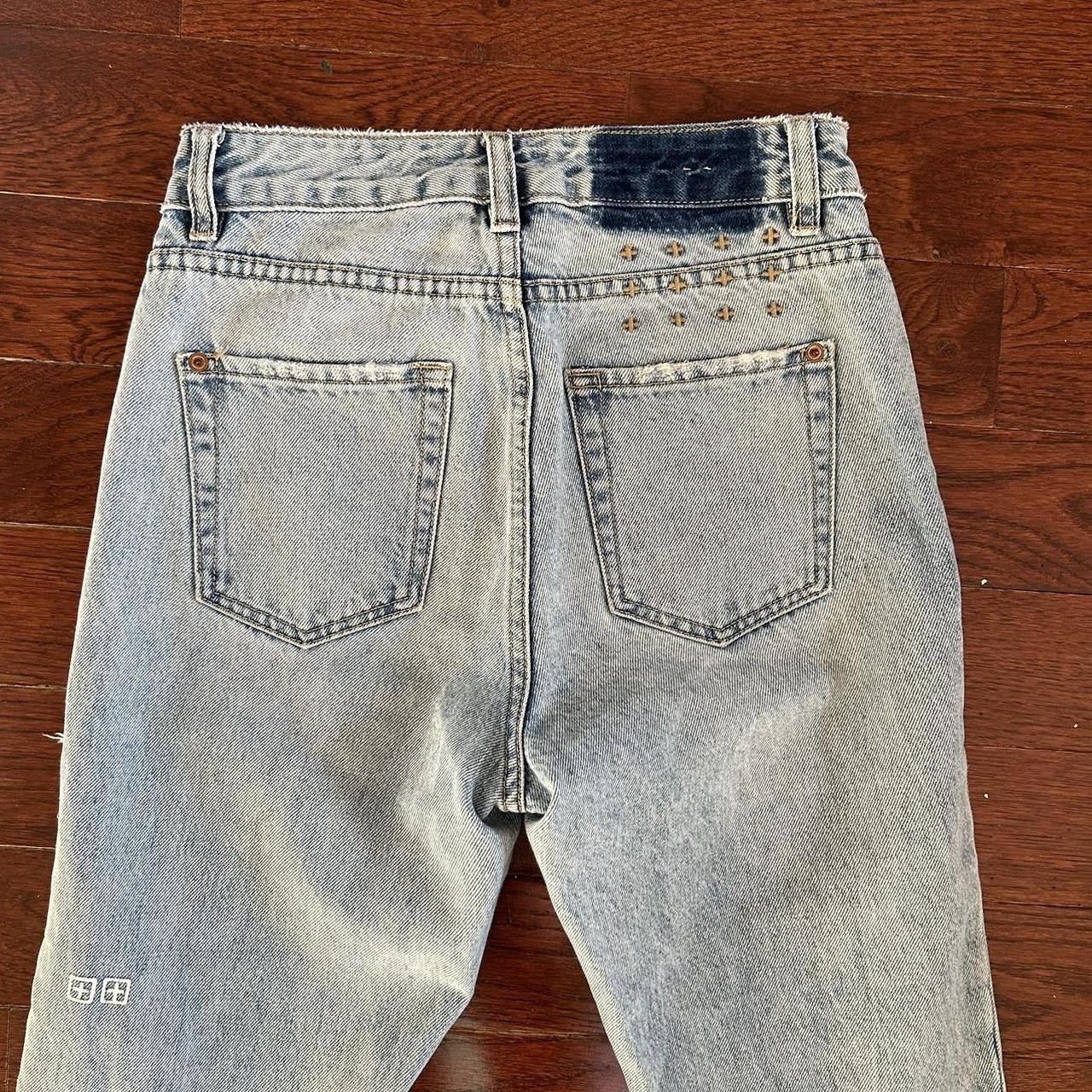 perfect light wash ksubi jeans with distressing.... Depop