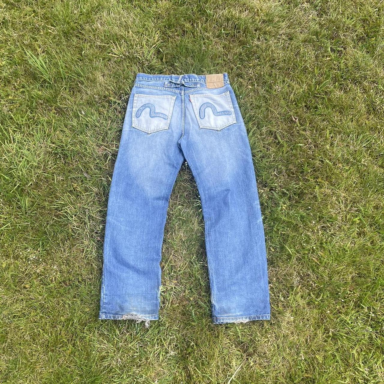 Evisu jeans 32” waist sick vintage condition... - Depop