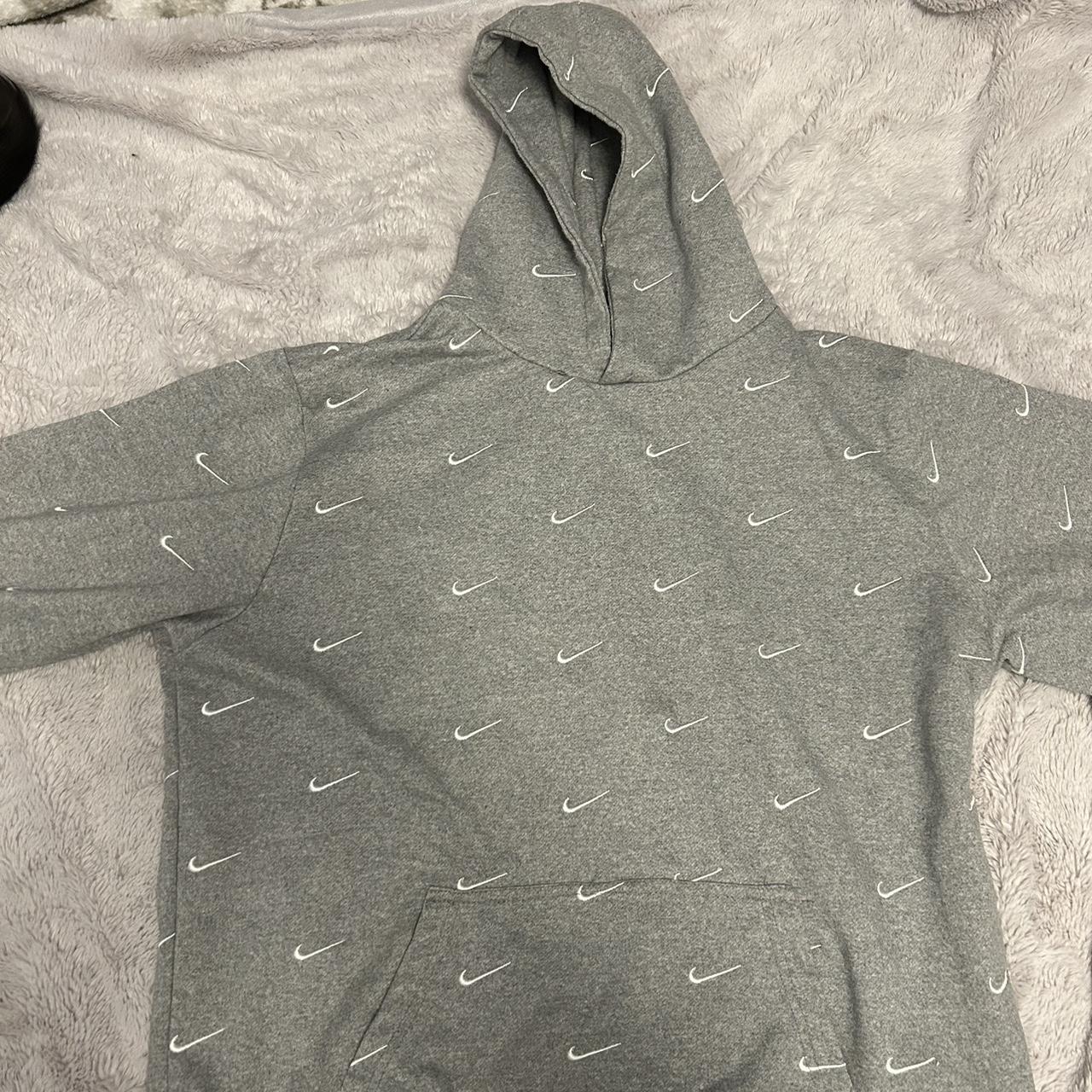 nike nrg swoosh hoodie grey