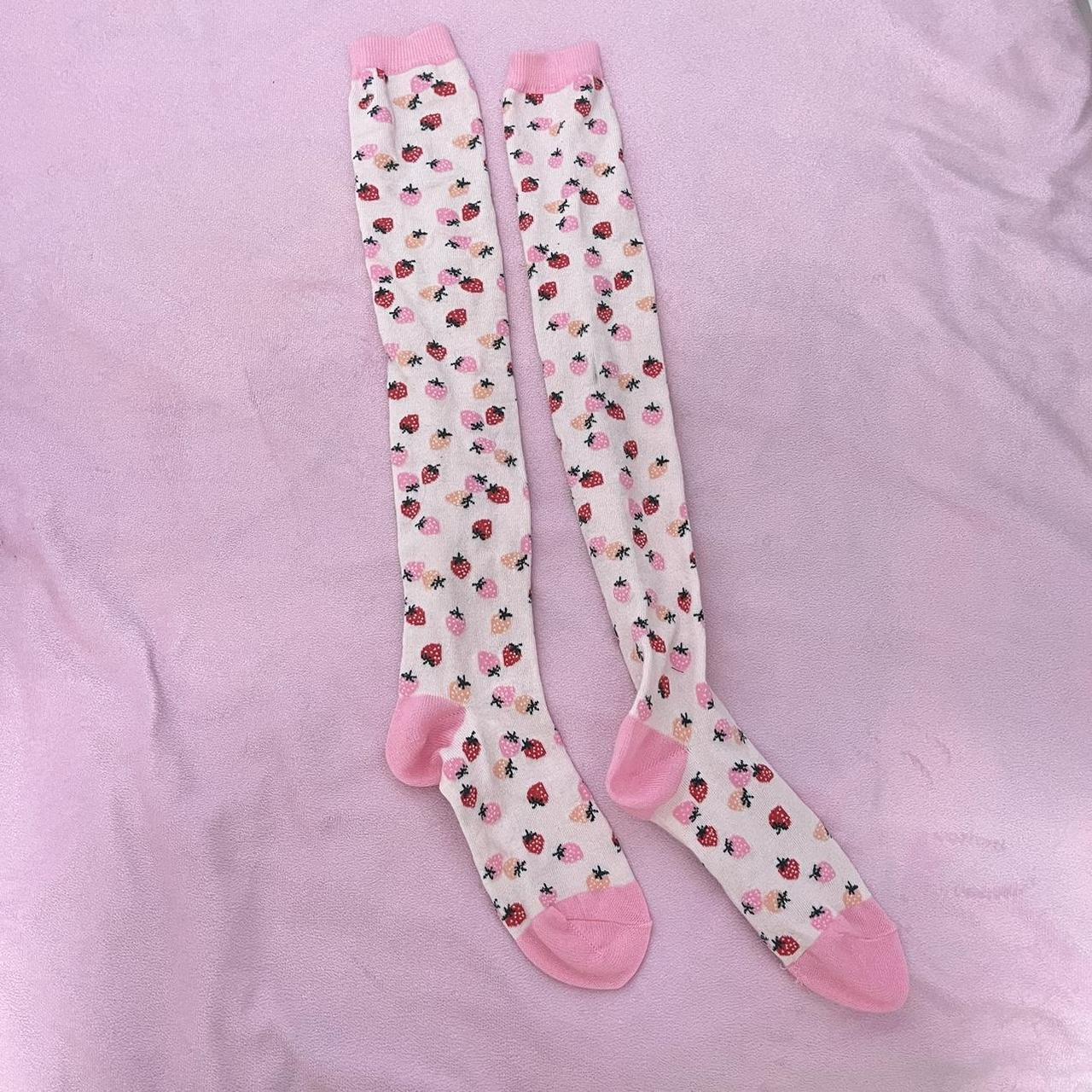 Strawberry Thigh Highs Very Cute For Sanrio Mezzo Depop