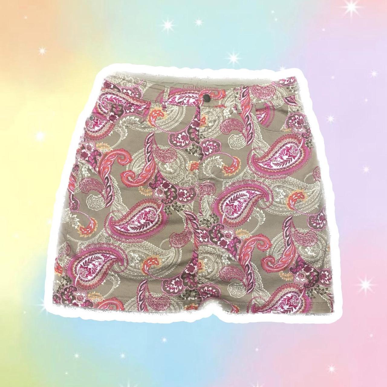 Paisley skirt by craft & barrow Size is a stretch... - Depop