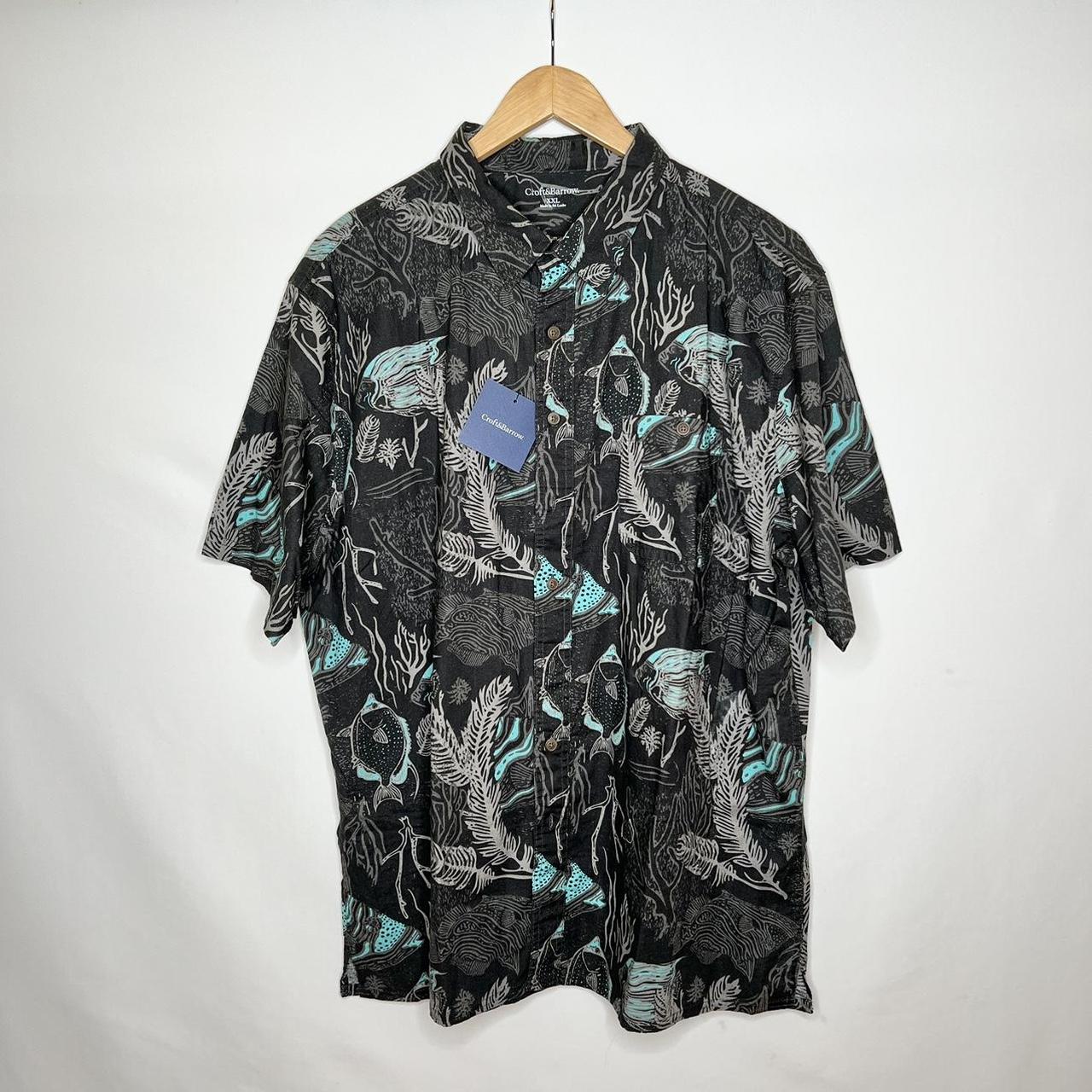 NWT CROFT BARROW TROPICAL PRINT Brand Croft