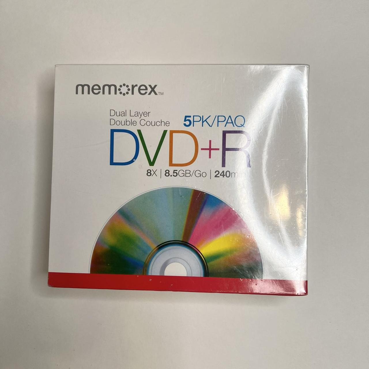 DVD-R (5) PACK MEMOREX DVD Brand: Memorex... - Depop