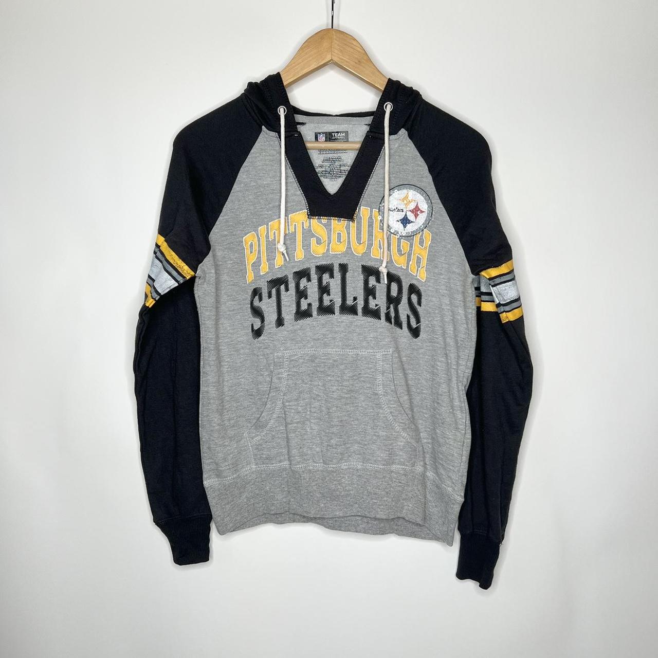 NFL, Tops, Nfl Apparel Pittsburgh Steelers Womens Tshirt With Sequins  Size M