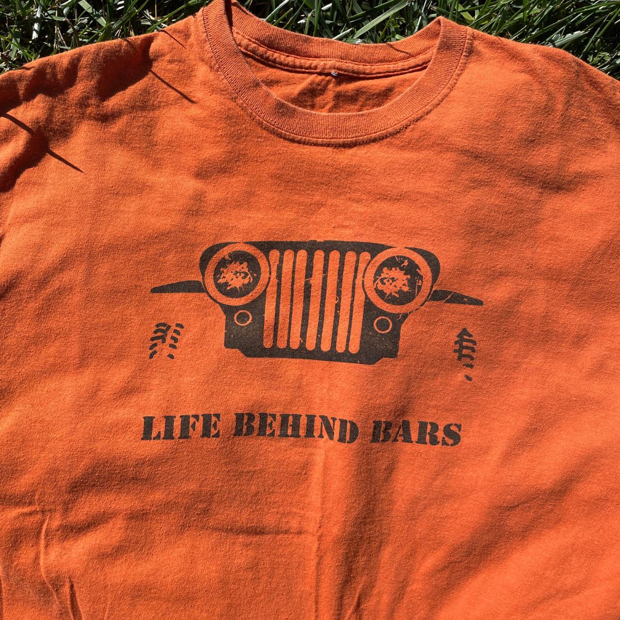 Jeepers Peepers Men's Orange T-shirt (2)