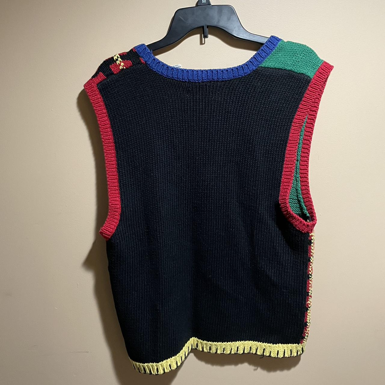 Vintage hand knit sweater vest! Hand knit! No major... - Depop