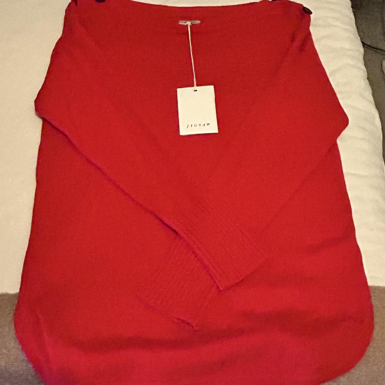 Jigsaw hotsell red jumper