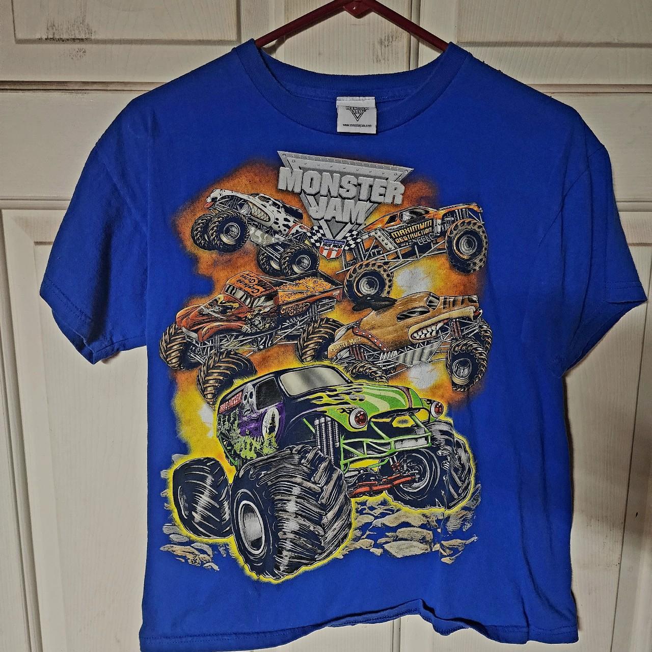 toddler monster jam shirt