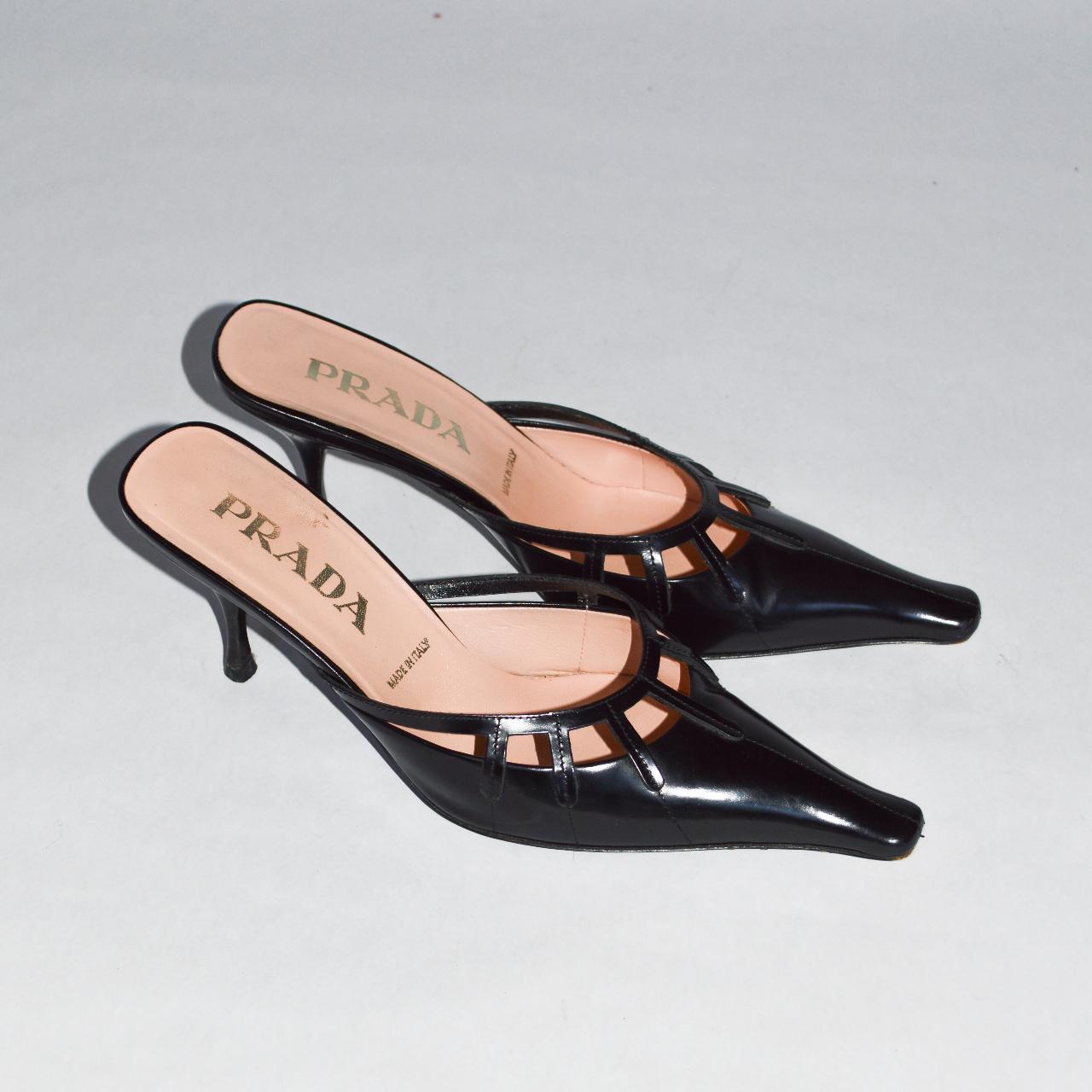 PRADA ハイヒール Prada SS98 Plexiglass Heels Size 36 | Sand Archivio