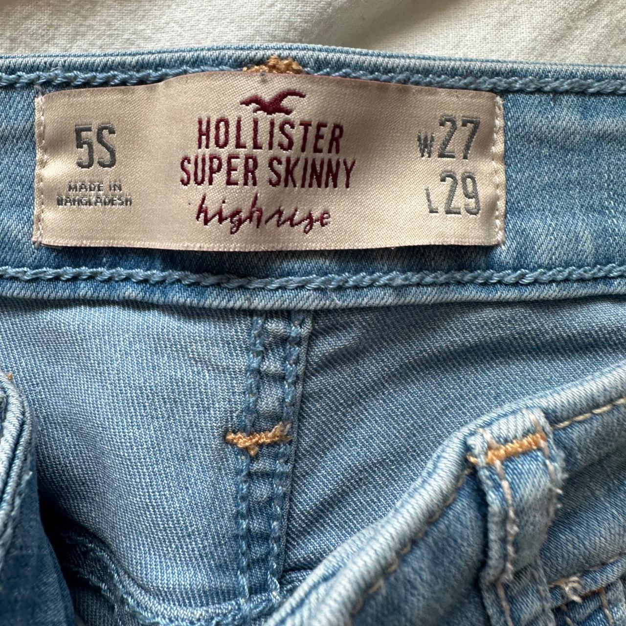 Dark blue Hollister skinny jeans Jeans are so cute - Depop