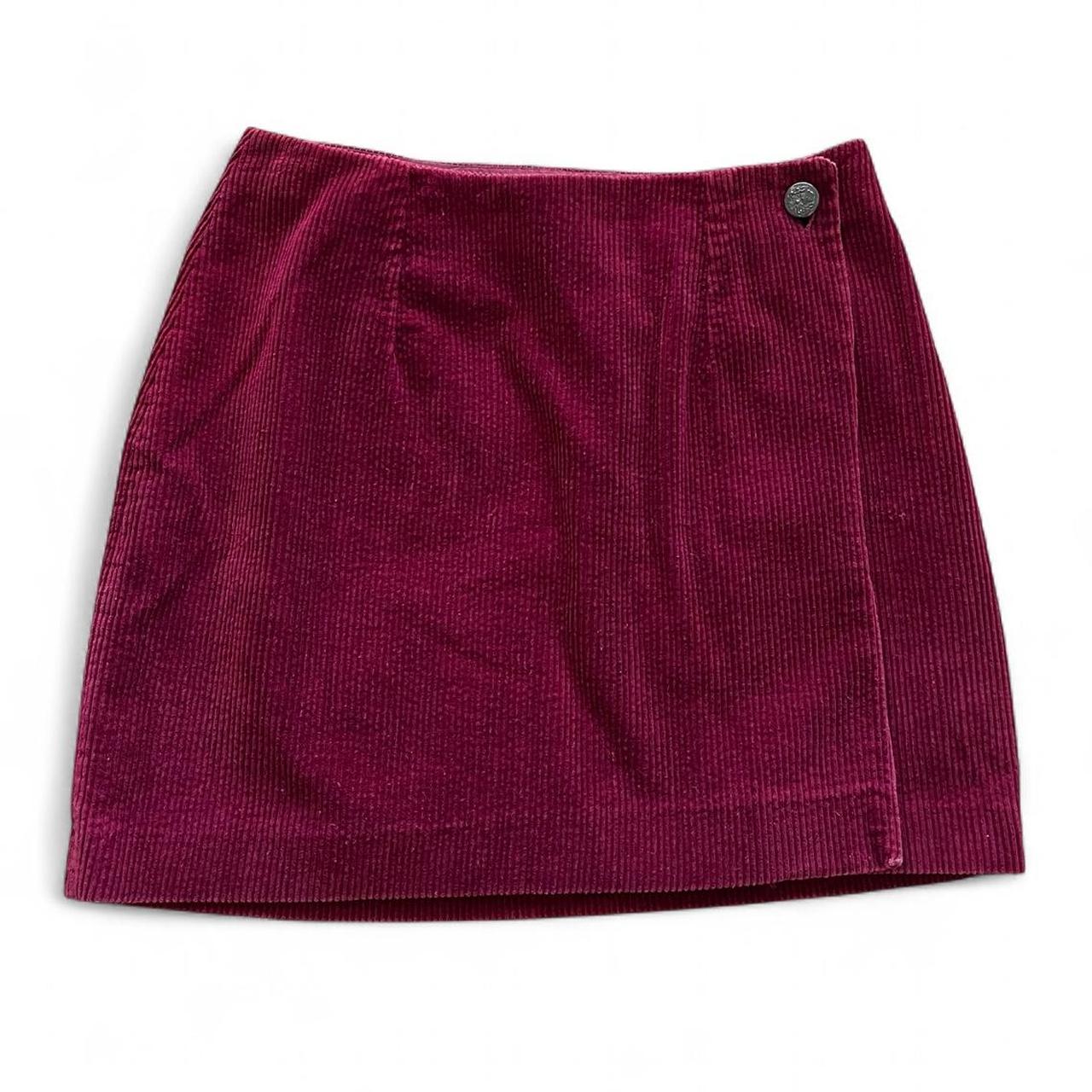 American Vintage Women's Skirt - Burgundy/Red - S… - image 1