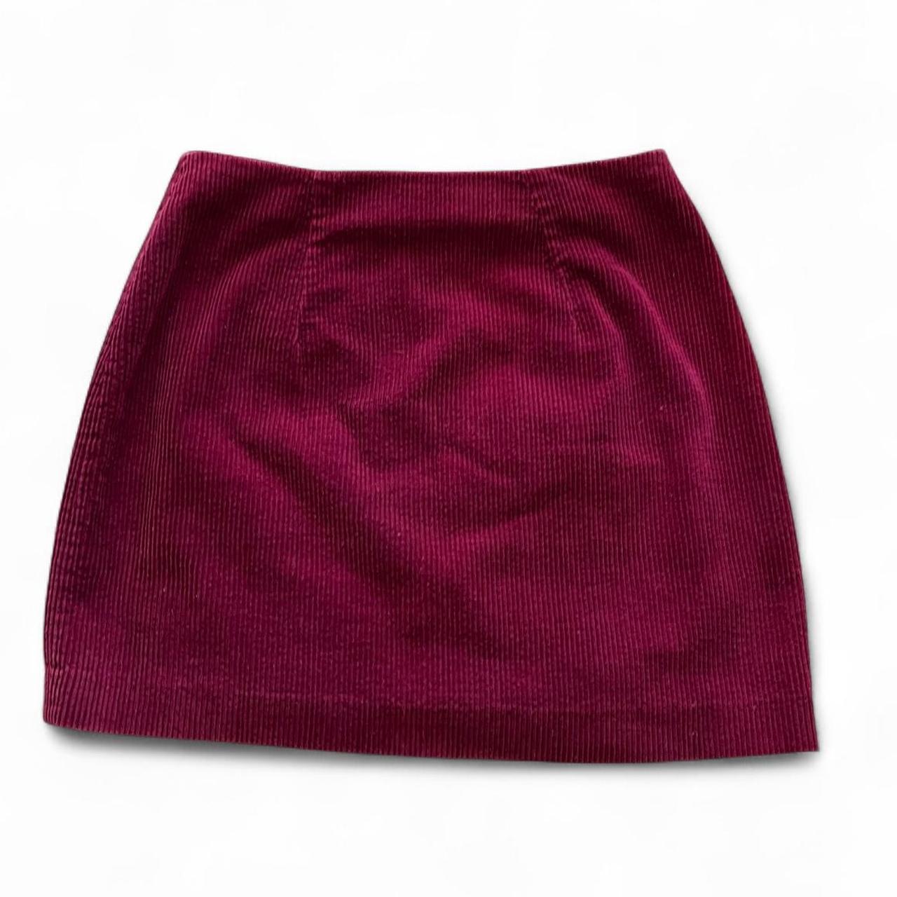 American Vintage Women's Skirt - Burgundy/Red - S… - image 3