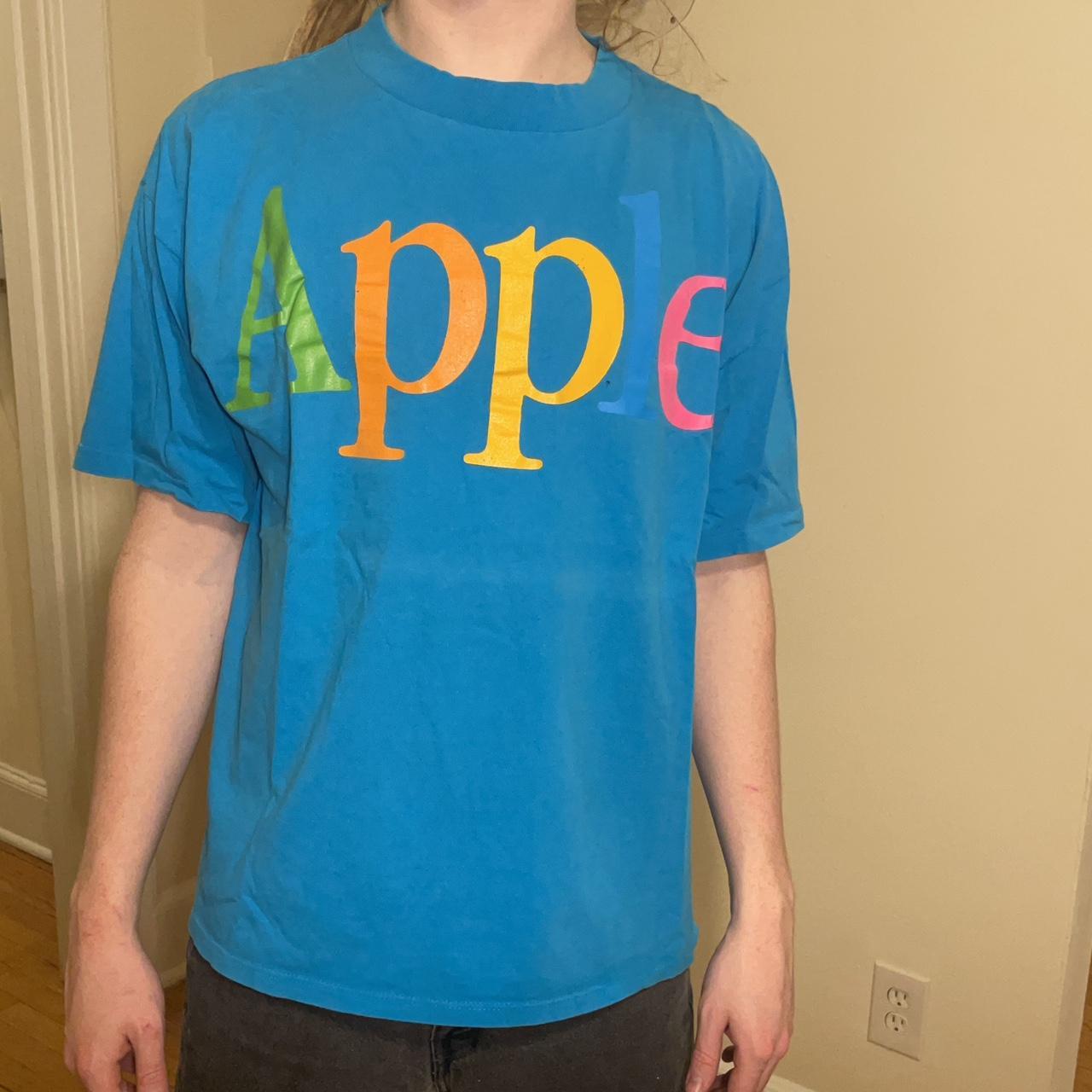 RARE COLORWAY 90s Apple Tee, Black version popular,