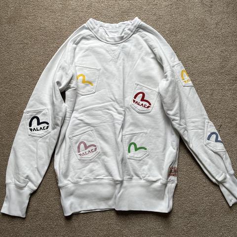 Palace x Evisu, reversible souvenir jacket, pink & | Depop