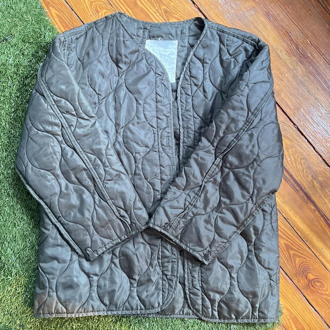 Reclaimed Vintage Men's Green Coat | Depop