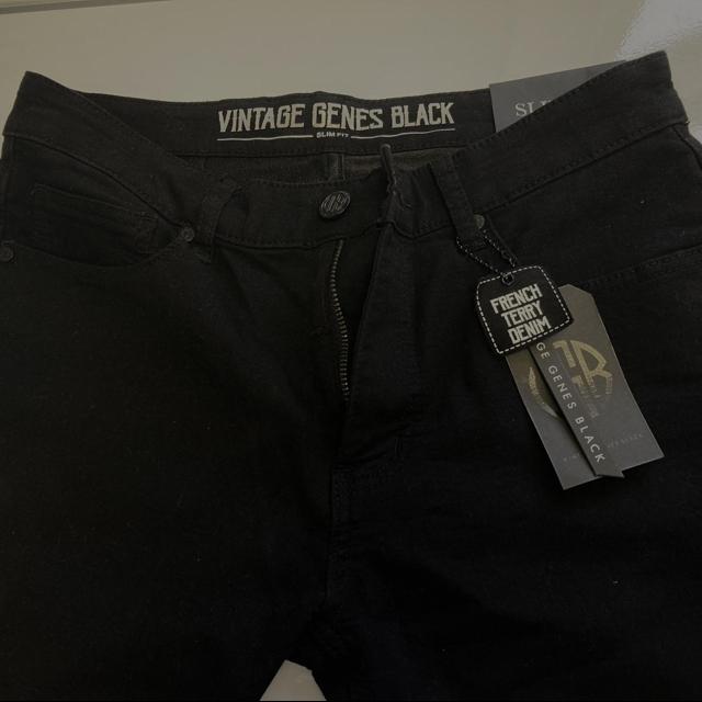 Vintage genes black 2024 slim straight fit