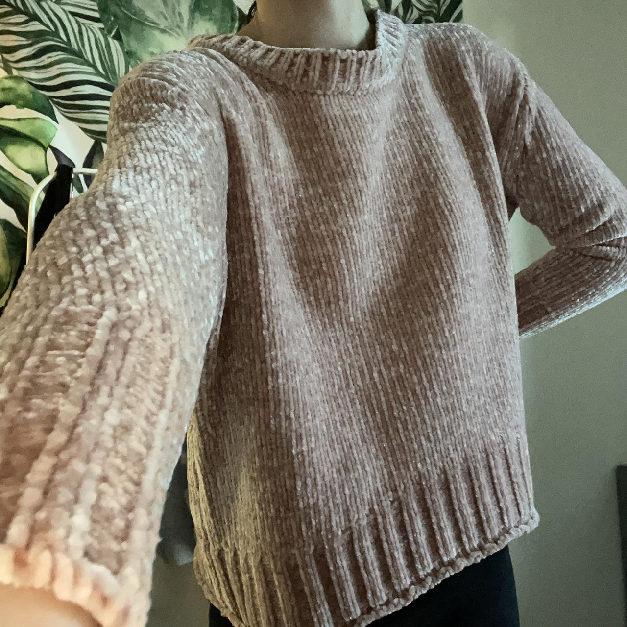 Blush Pink Philosophy Chenille Sweater Super Silky Depop