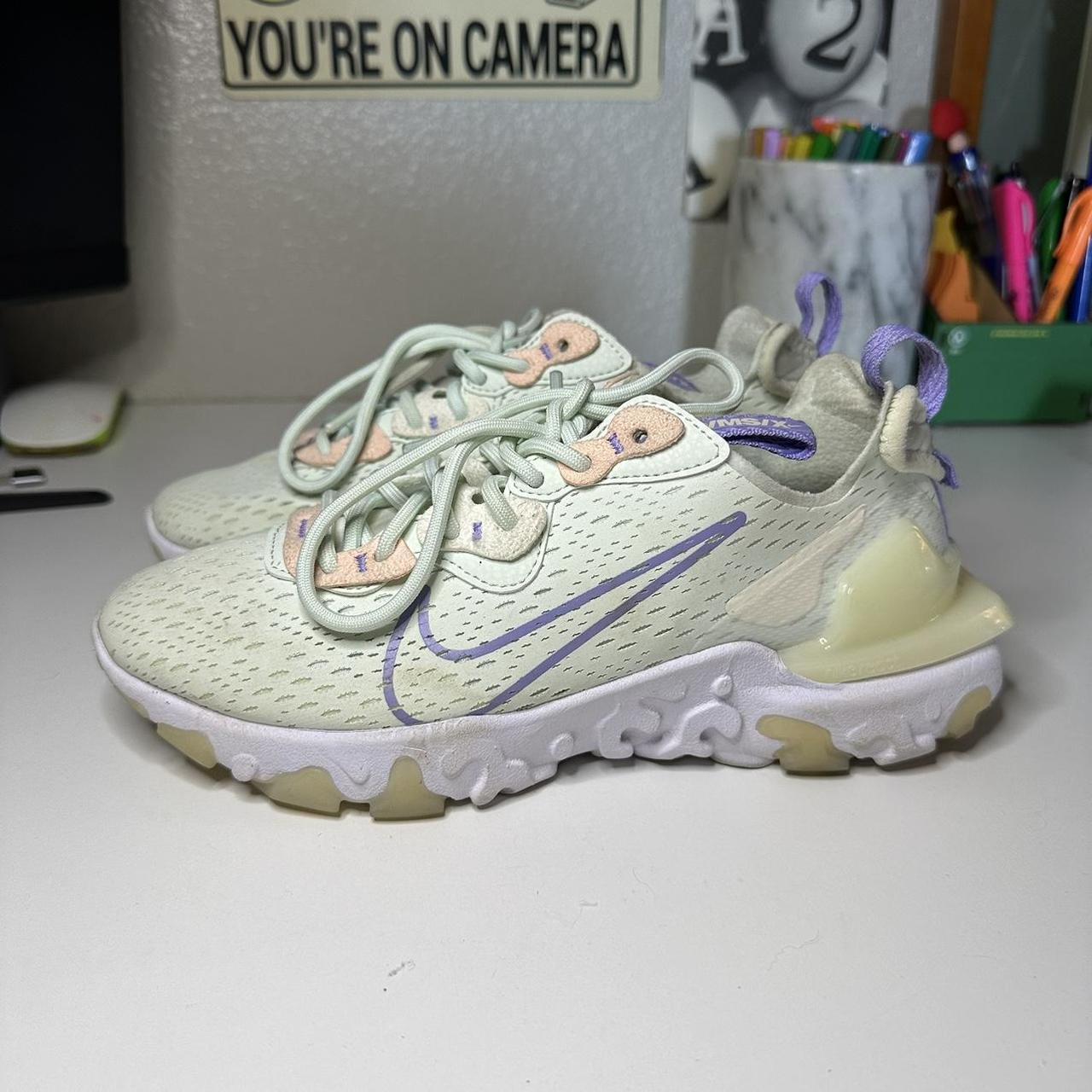 Wmns React Vision Element 57 Barely Green Purple. Depop