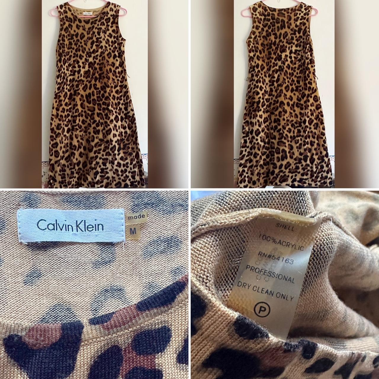 Calvin klein 2024 leopard dresses