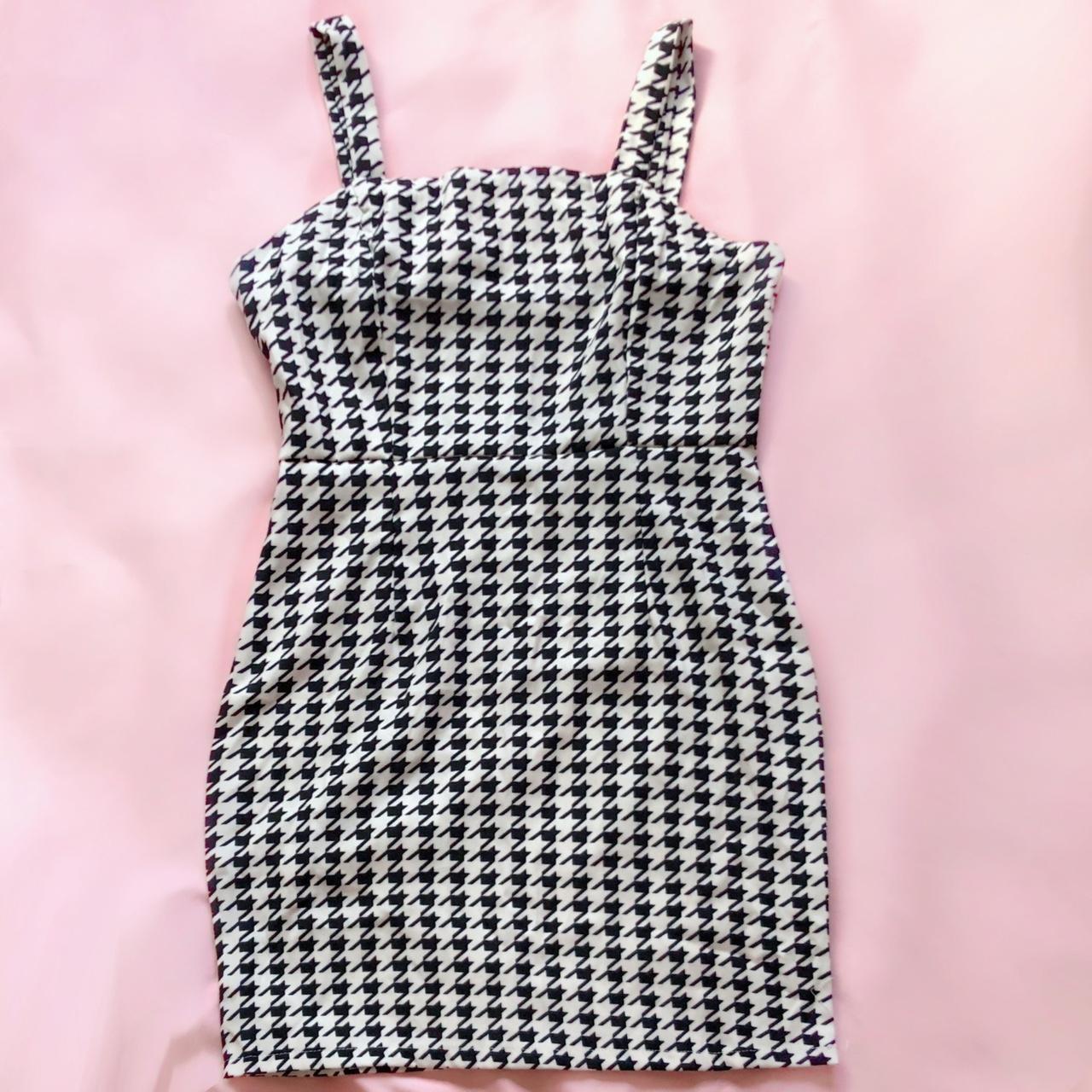 Houndstooth pinafore dress shops