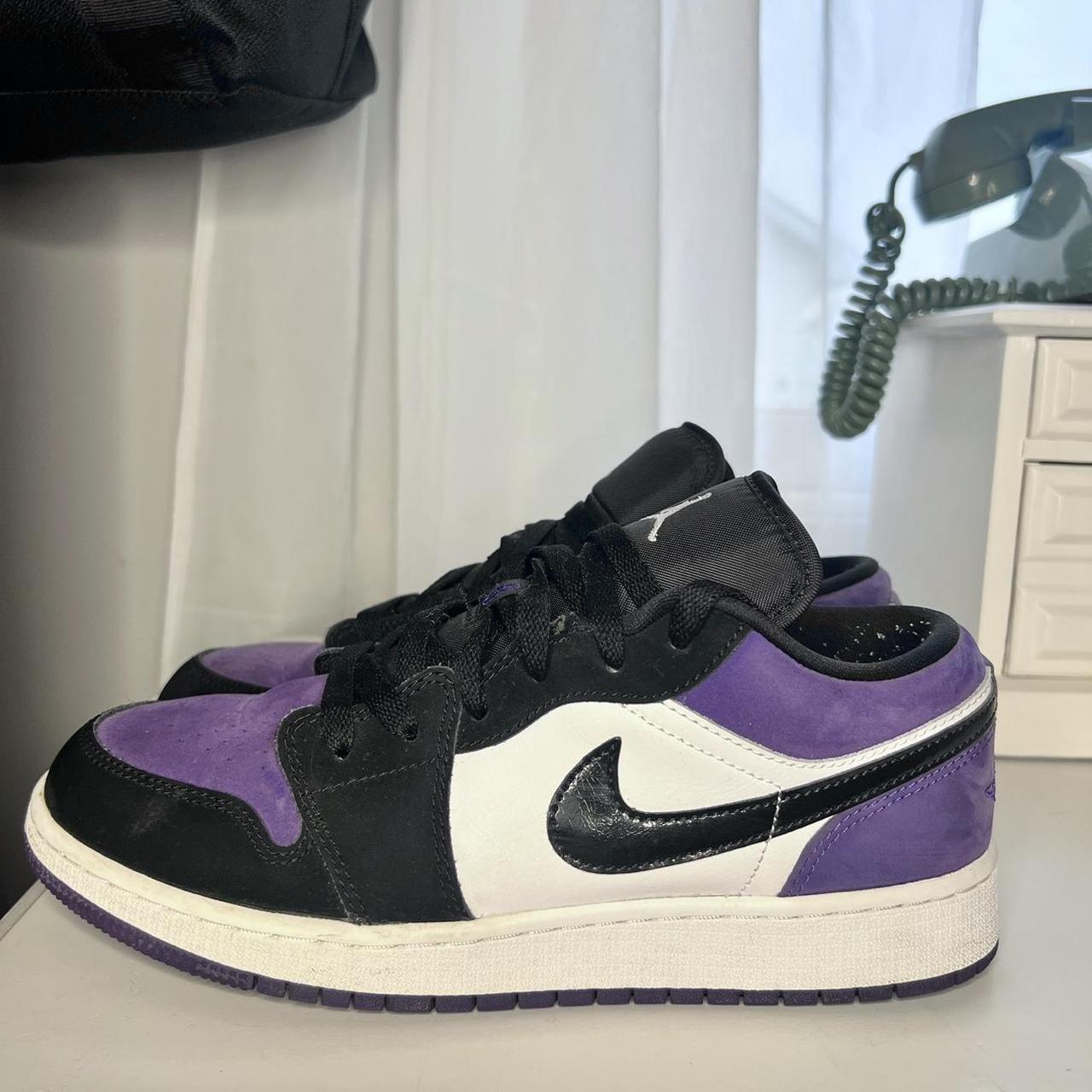 air jordan 1 low og court purple