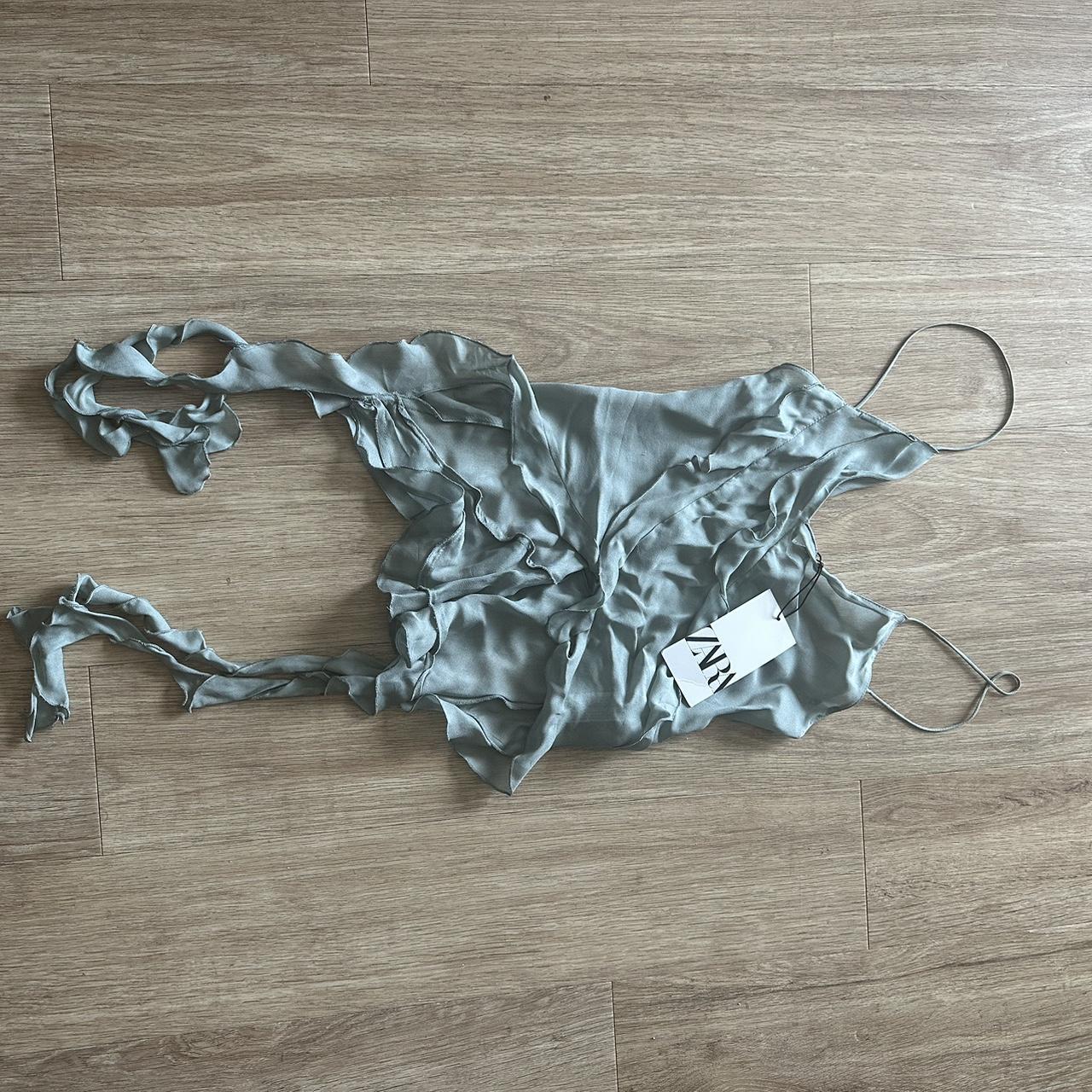 Zara ruffle top Better for small busts Depop