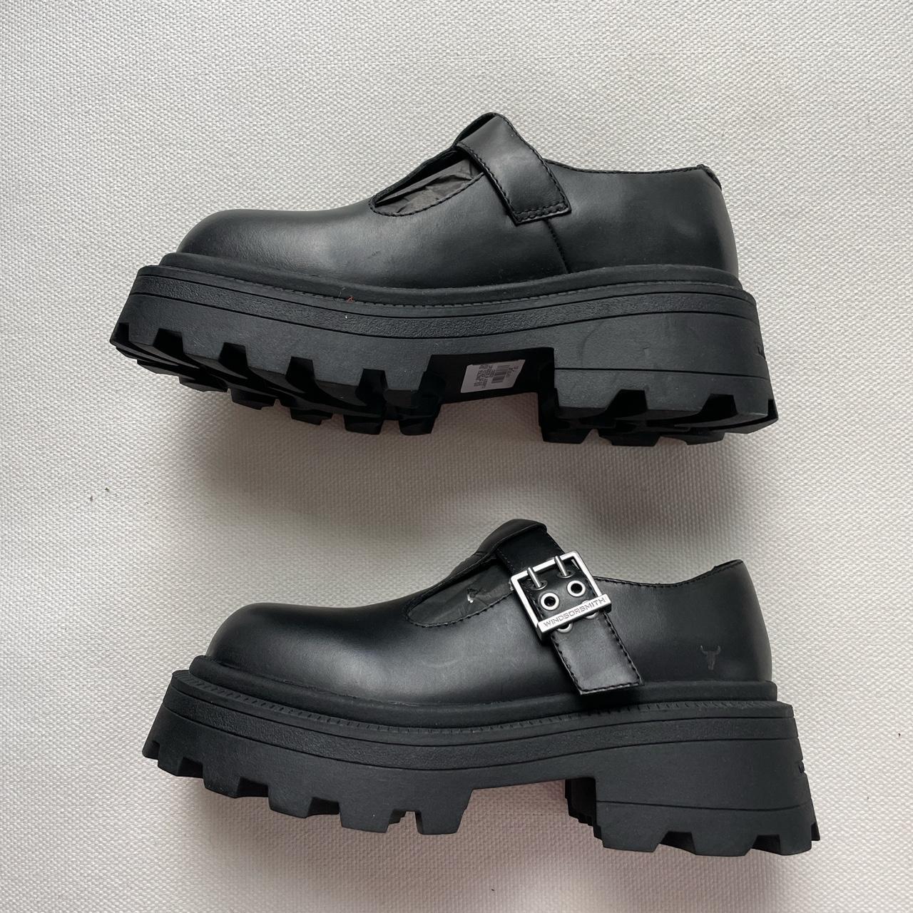 Windsorsmith platform black “troublemaker” shoe size 7 - Depop
