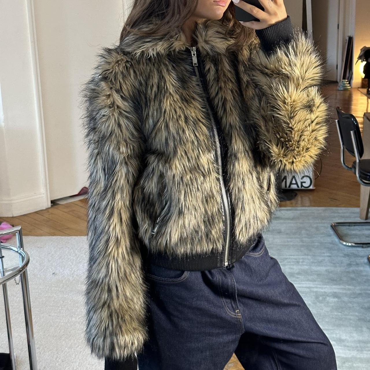 yuna maxi fur down jacket