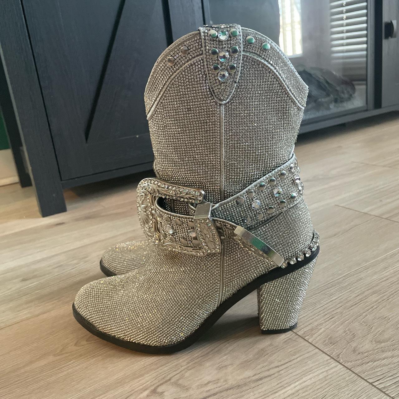 Dolls kill sparkly boots! Sheriff Shine Cowboy... Depop