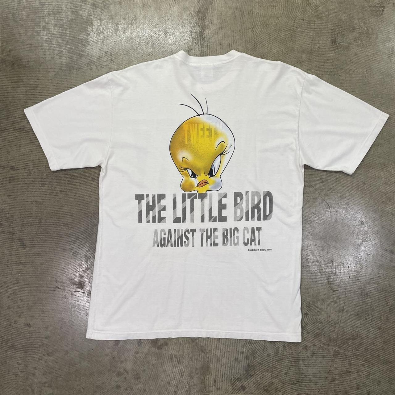 Vintage Tshirt 90s Looney Tunes Cartoon Tweety Depop