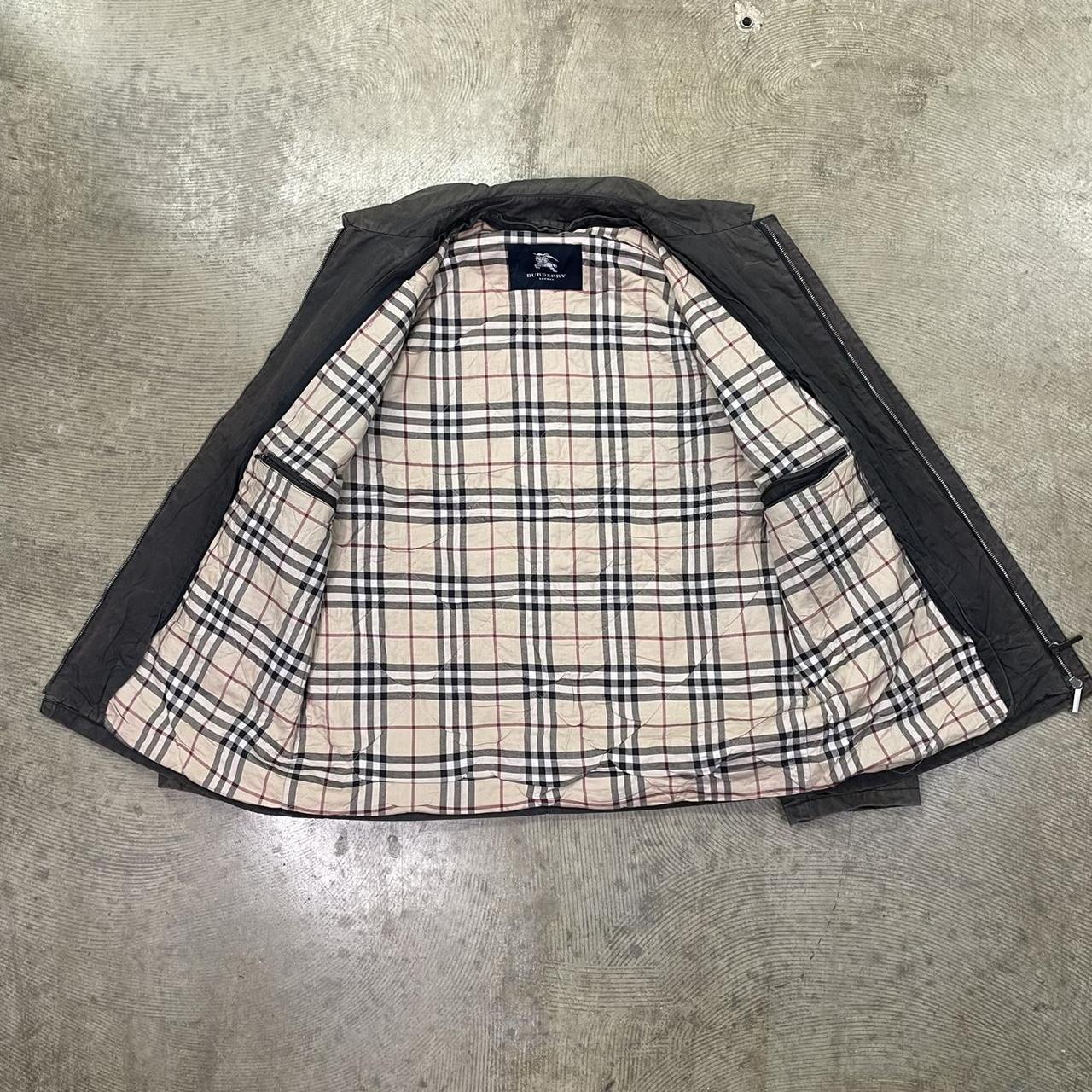 Vintage Burberry jacket 90s 00s Burberry work... - Depop