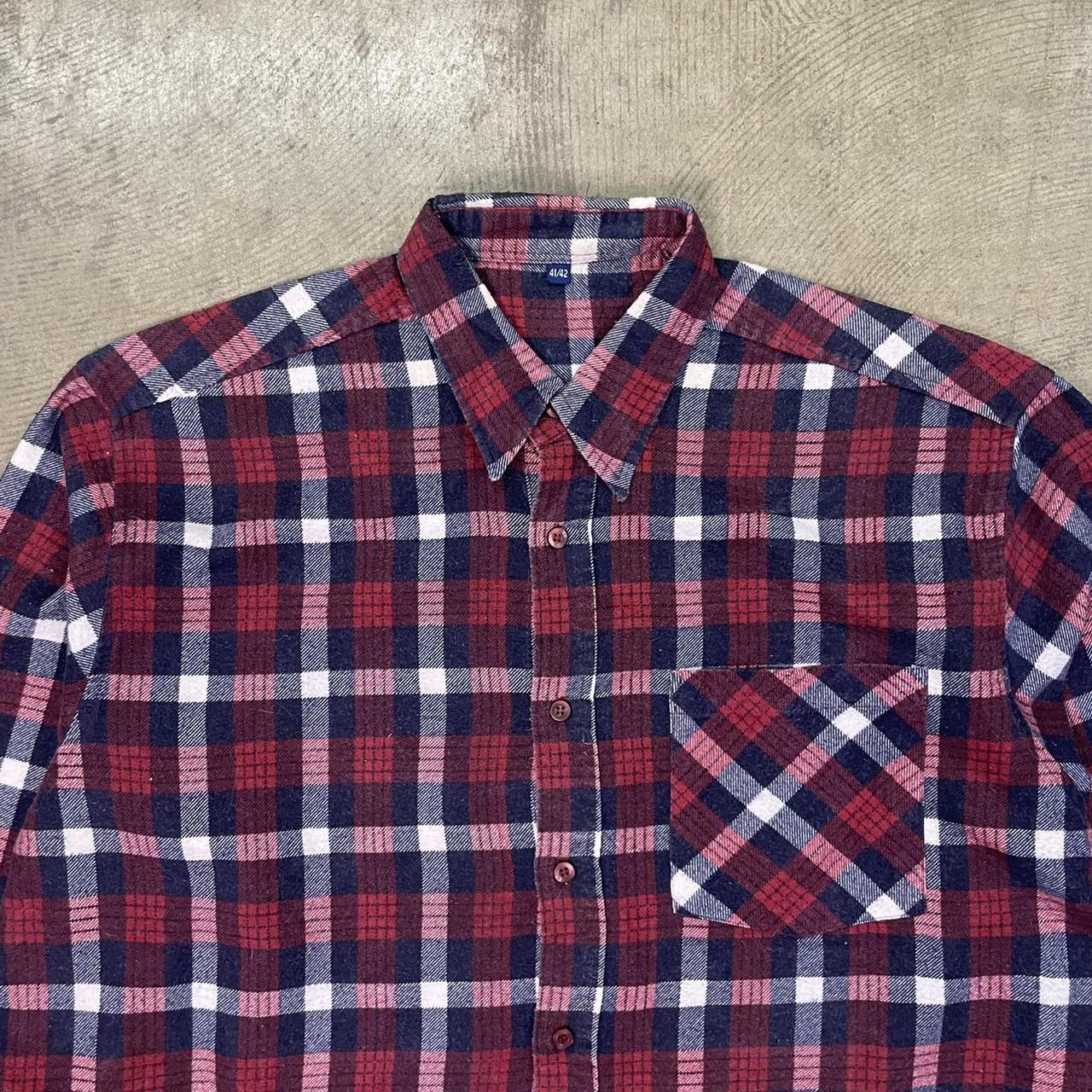 university blue and red shirt