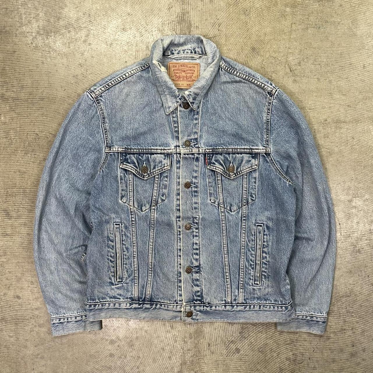 Levi's Men's Blue and Navy Jacket | Depop