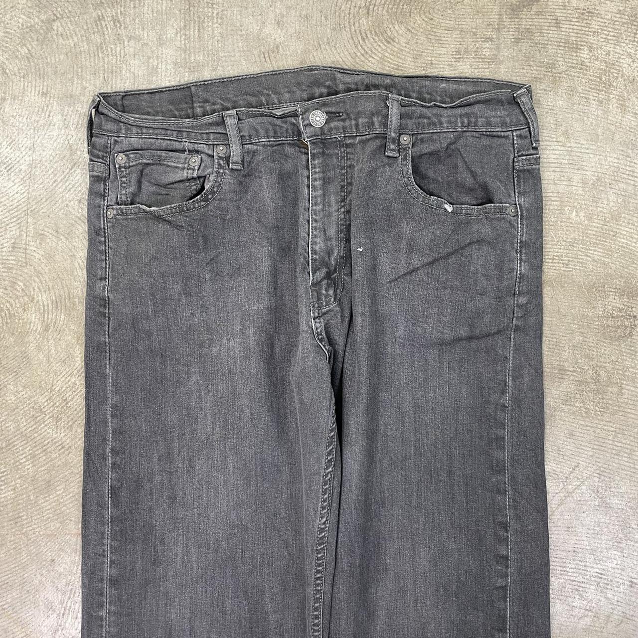 Levi's Men's Black and Grey Jeans | Depop