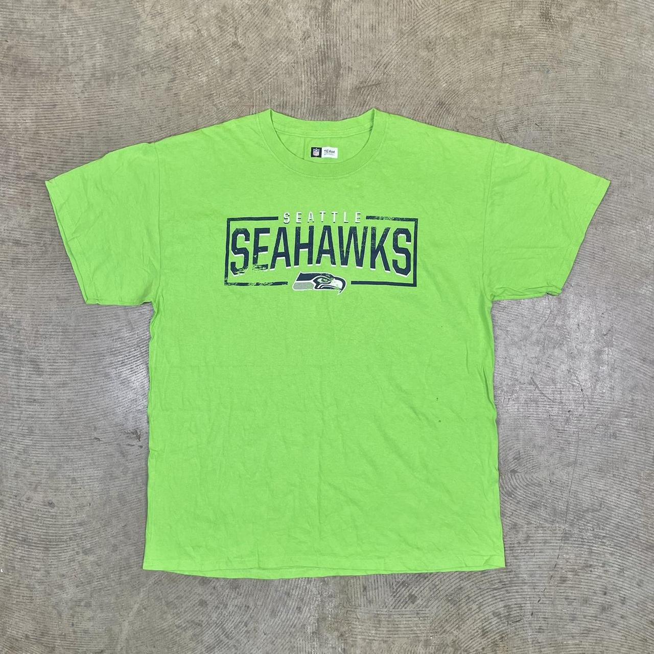 Seattle Seahawks Graphic Tee Size: M Pit to pit: - Depop