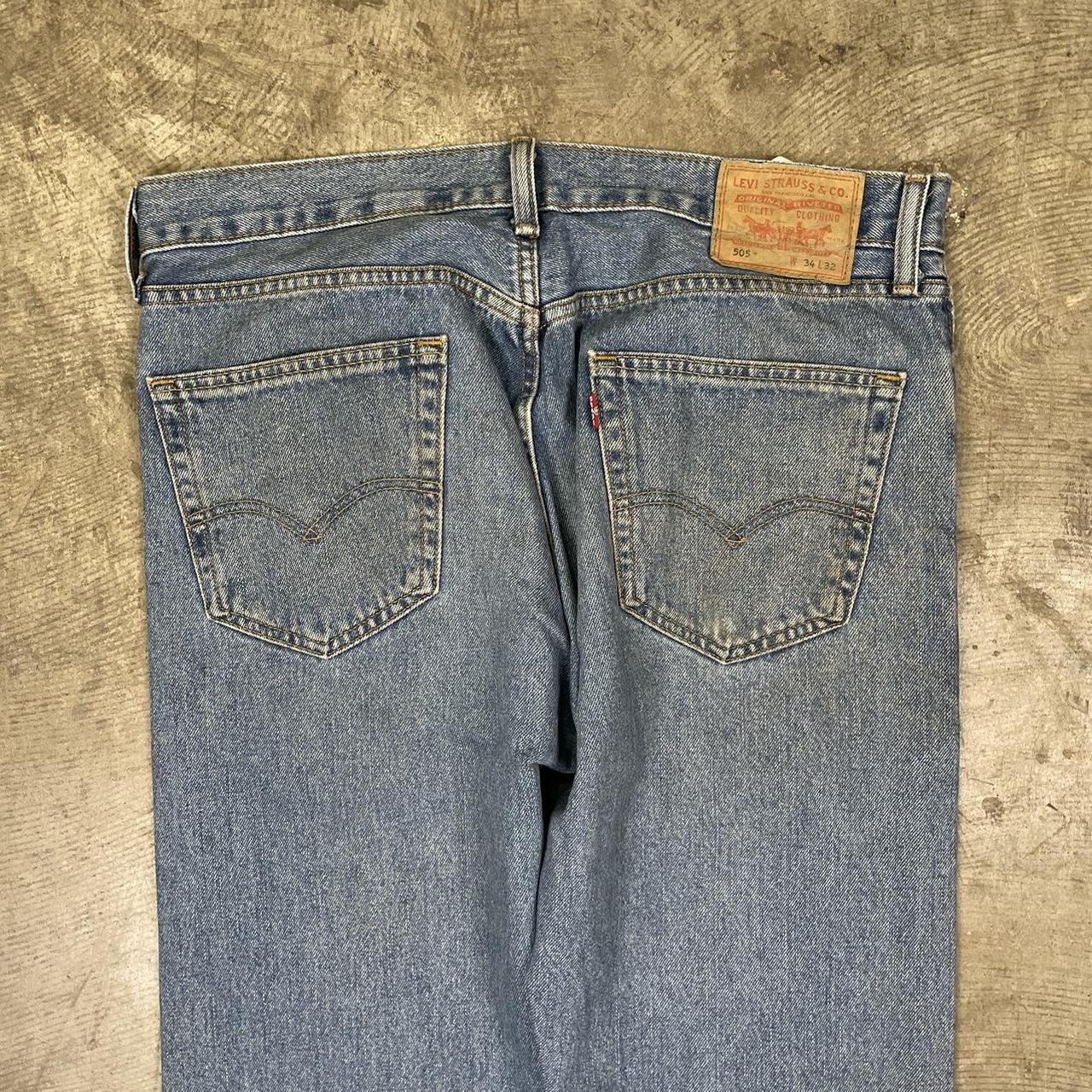 Vintage Levis 505 baggy jeans 90s Levi’s 505... - Depop