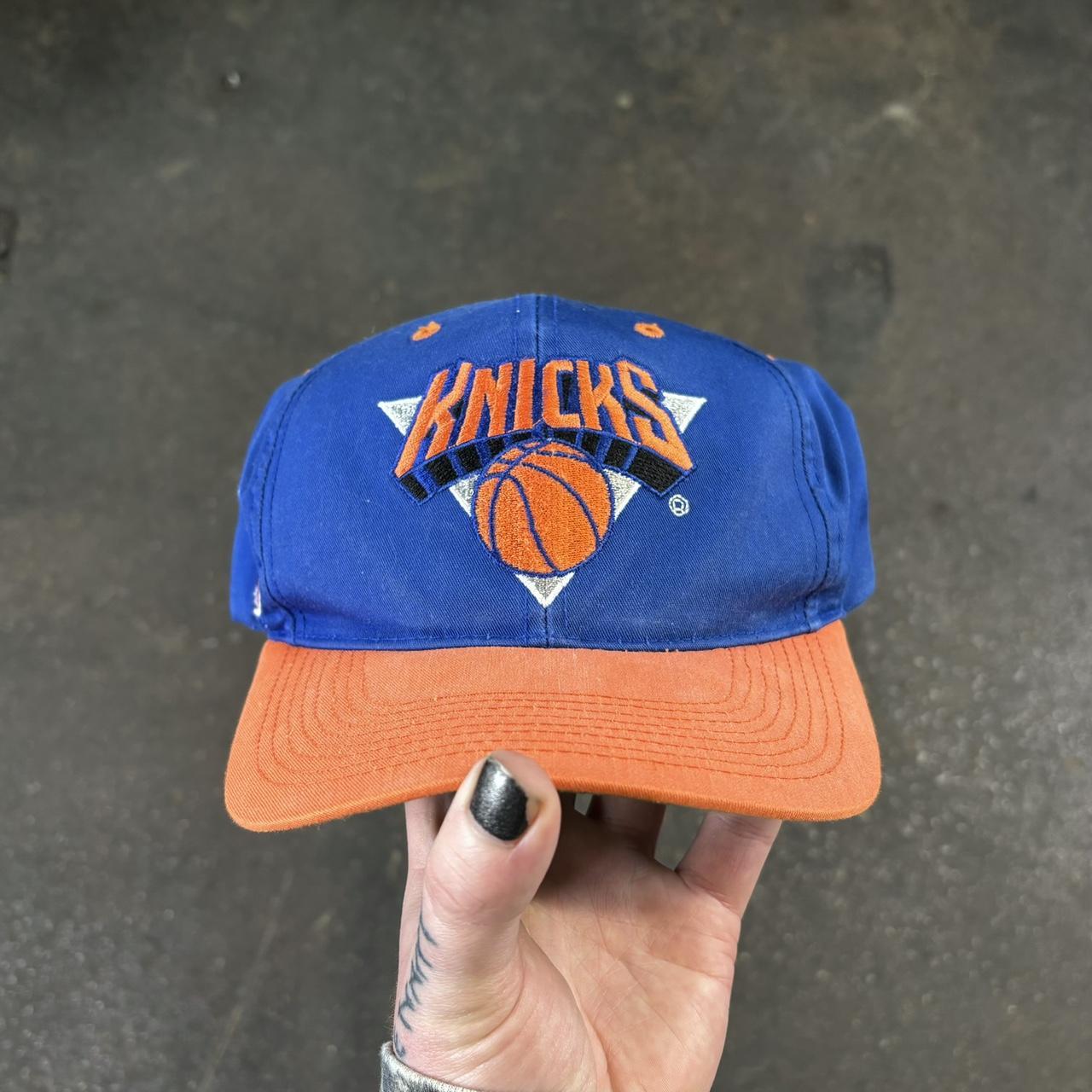 Vintage trucker hat 90s New York NY Knicks baseball... - Depop