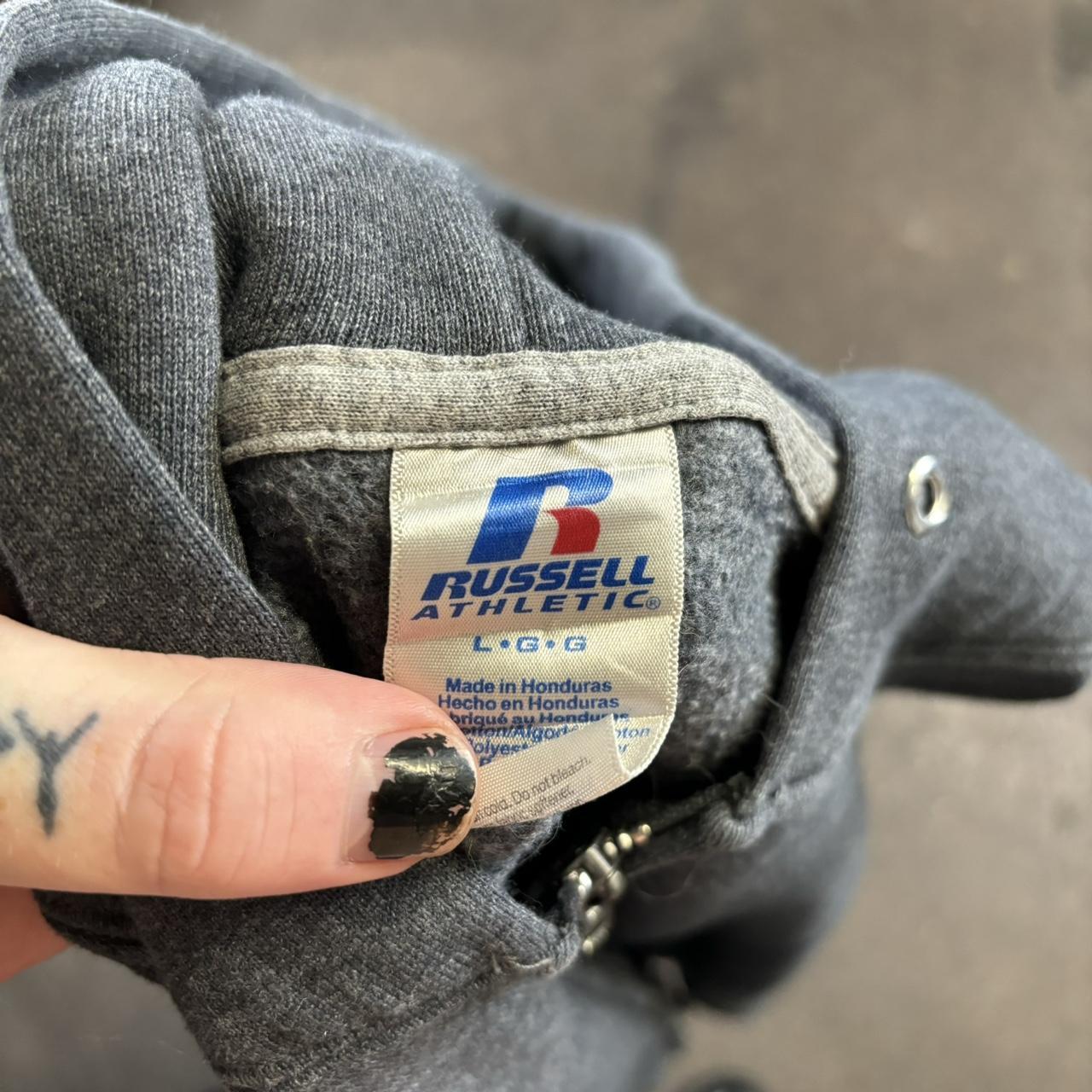 Russell Athletics フーディ beige 90s USA製 L Vintage 90s Cotton Neutral Russell Athletic Hoodie - Medium