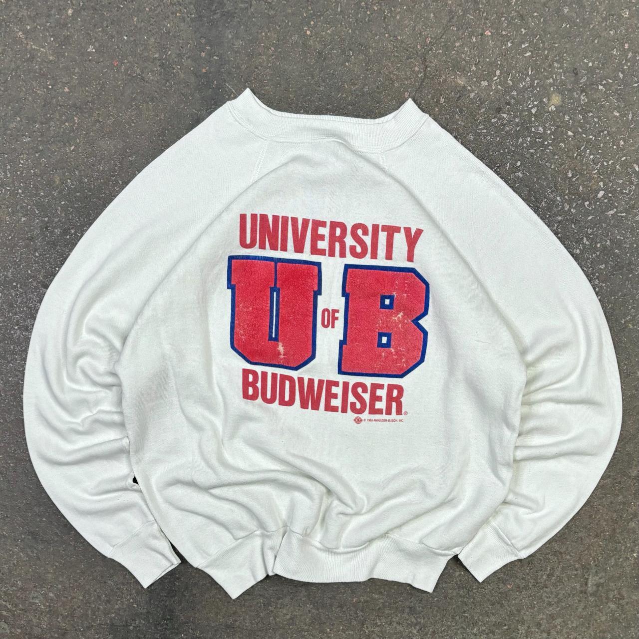 Vintage 80s 90s offers Budweiser Sweatshirt