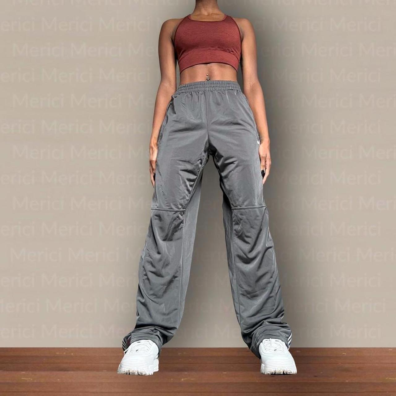 Y2K Adidas popper joggers medium but runs big •... Depop