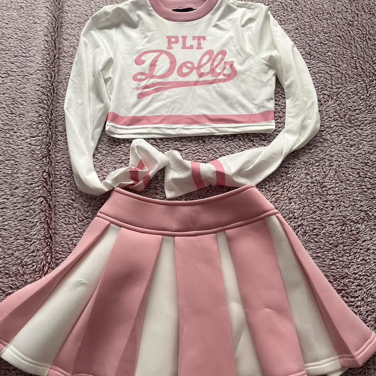 PLT Pink Sexy Cheerleader Costume