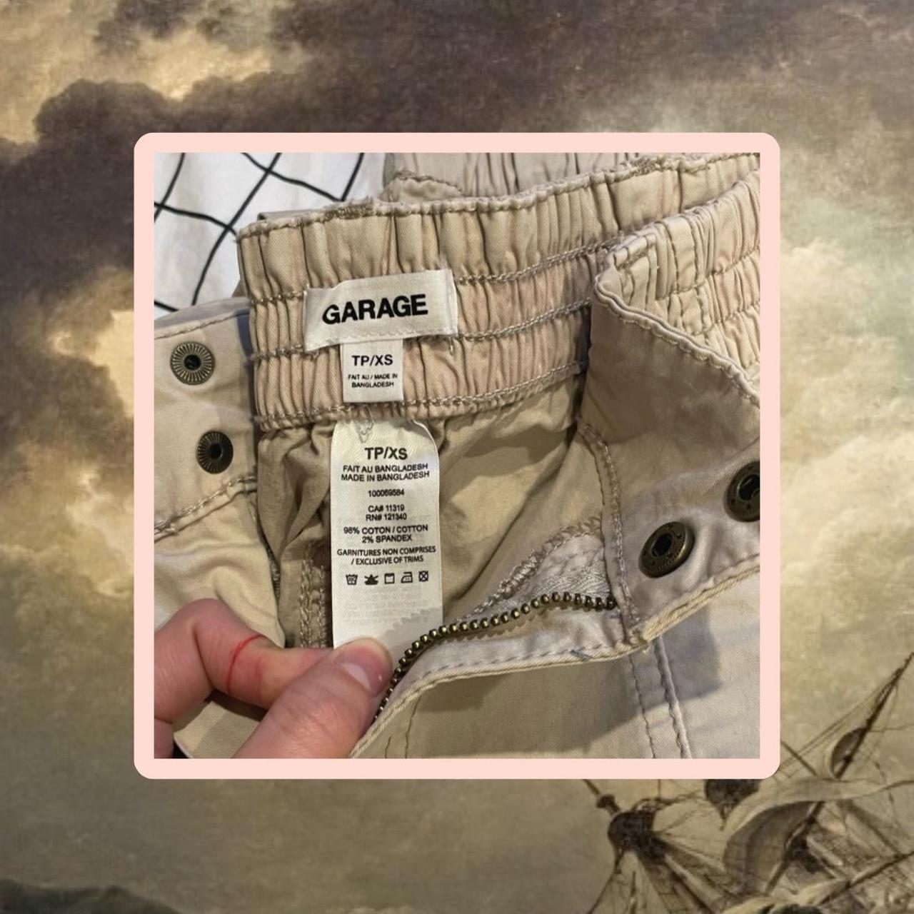 GARAGE BEIGE CARGO PANTS These are a size too... Depop