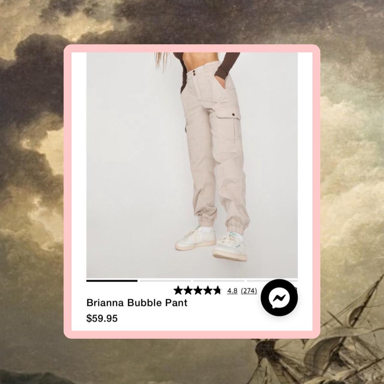 GARAGE BEIGE CARGO PANTS These are a size too... Depop