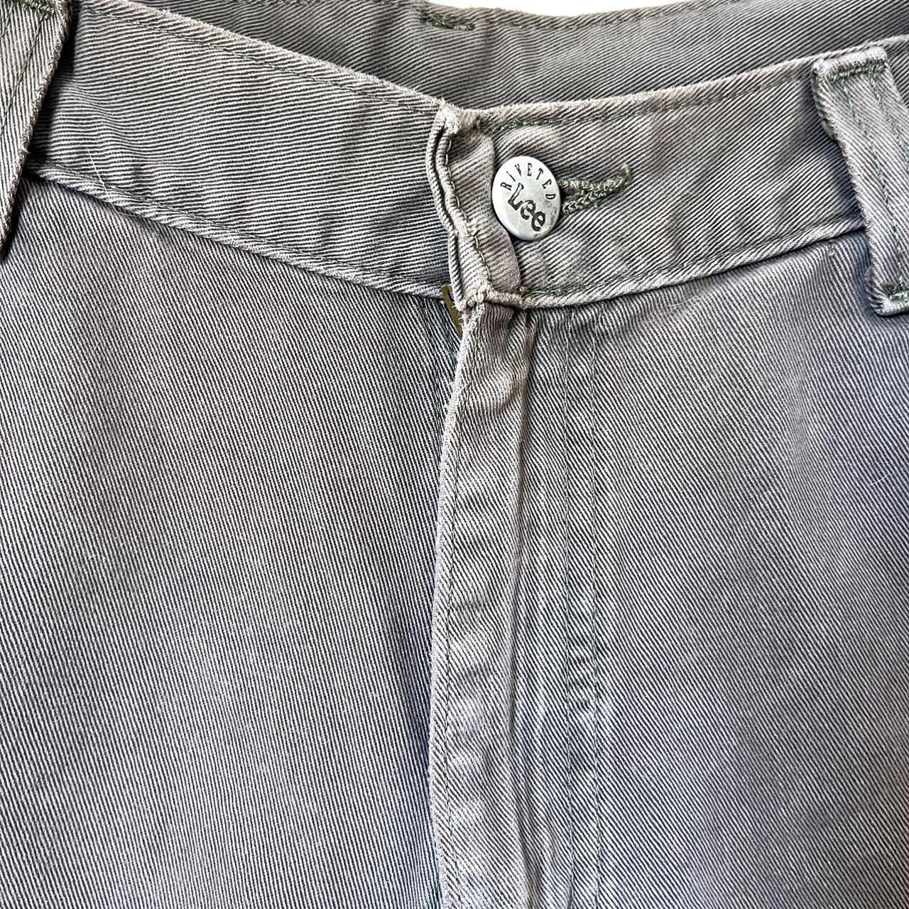 Vintage Lee utility shorts, dyed brown. No size but... Depop