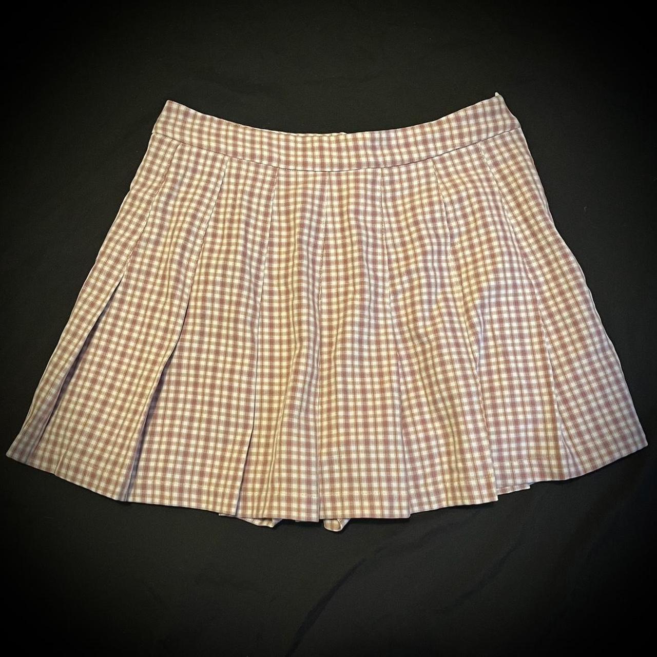 Plaid pleated skirt with shorts underneath 🤍 Super... Depop