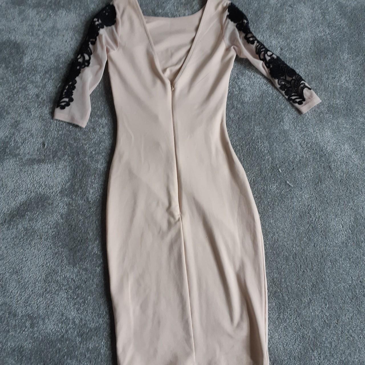 black polka dot frock