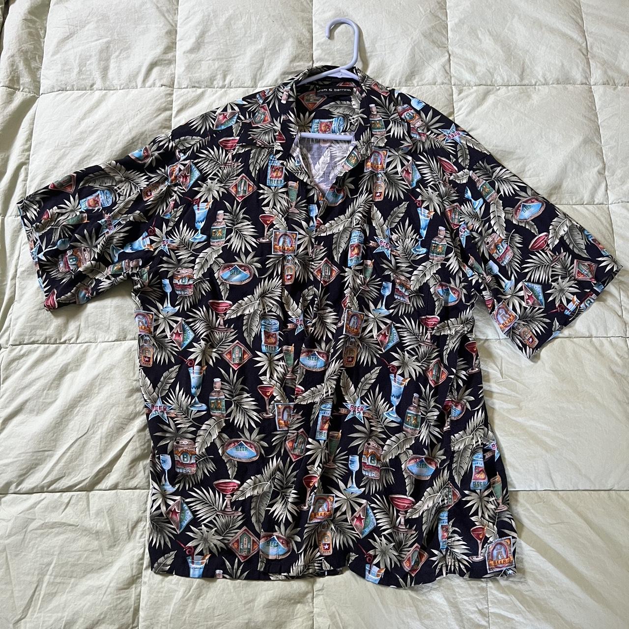 Croft & Barrows Beer Hawaiian Button Down - XL - No... - Depop