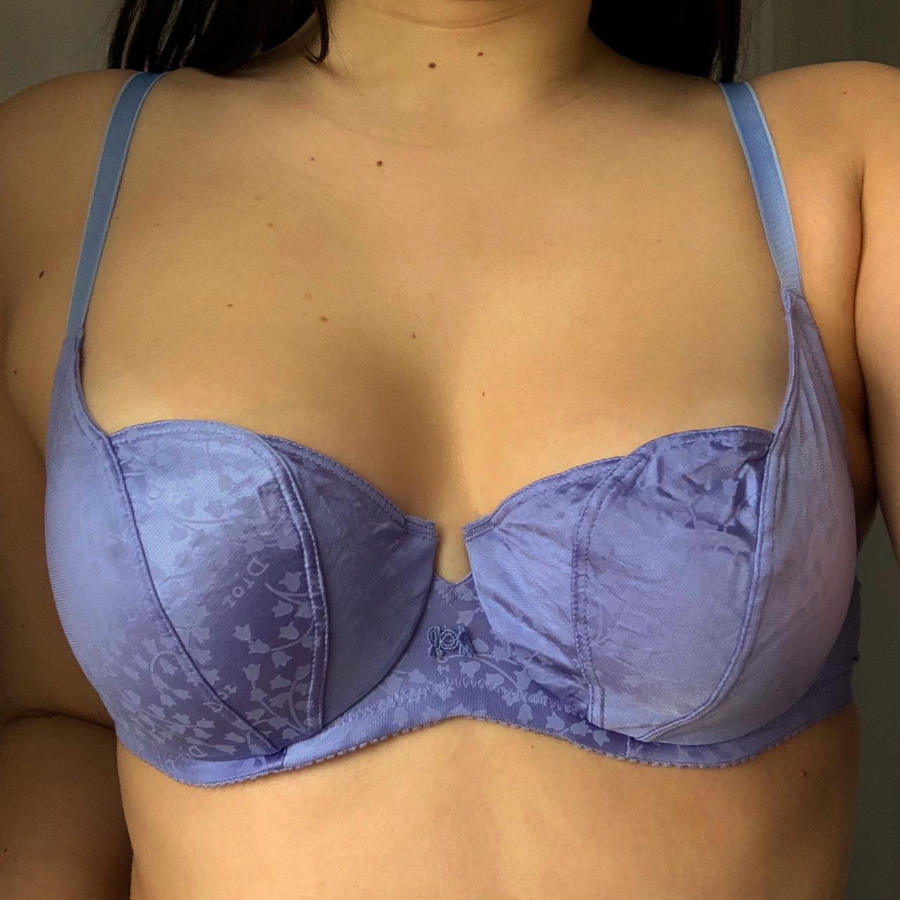 Christian Dior Women's Purple Bra Depop