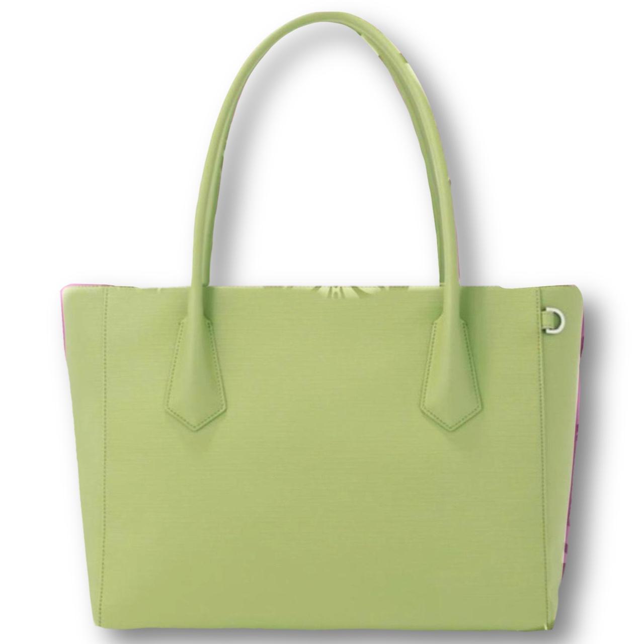 Dagne Dover Women's Green and White Bag | Depop