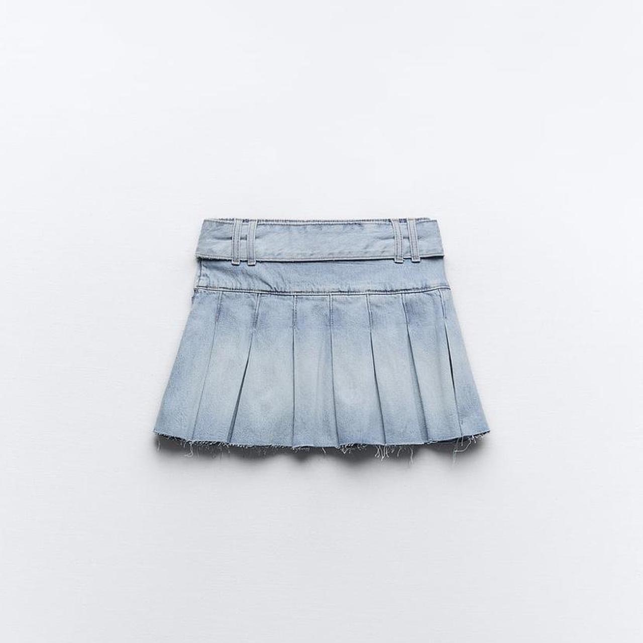 Selling this fab denim skirt from Zara never worn. Depop